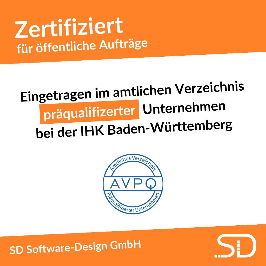 Die IHK Baden-Württemberg führt ein amtliches Verzeichnis von zertifizierten Unternehmen, die im Rahmen einer #Präqualifizierung ihre Eignung für öffentliche Aufträge und Dienstleistungen nachweisen.

