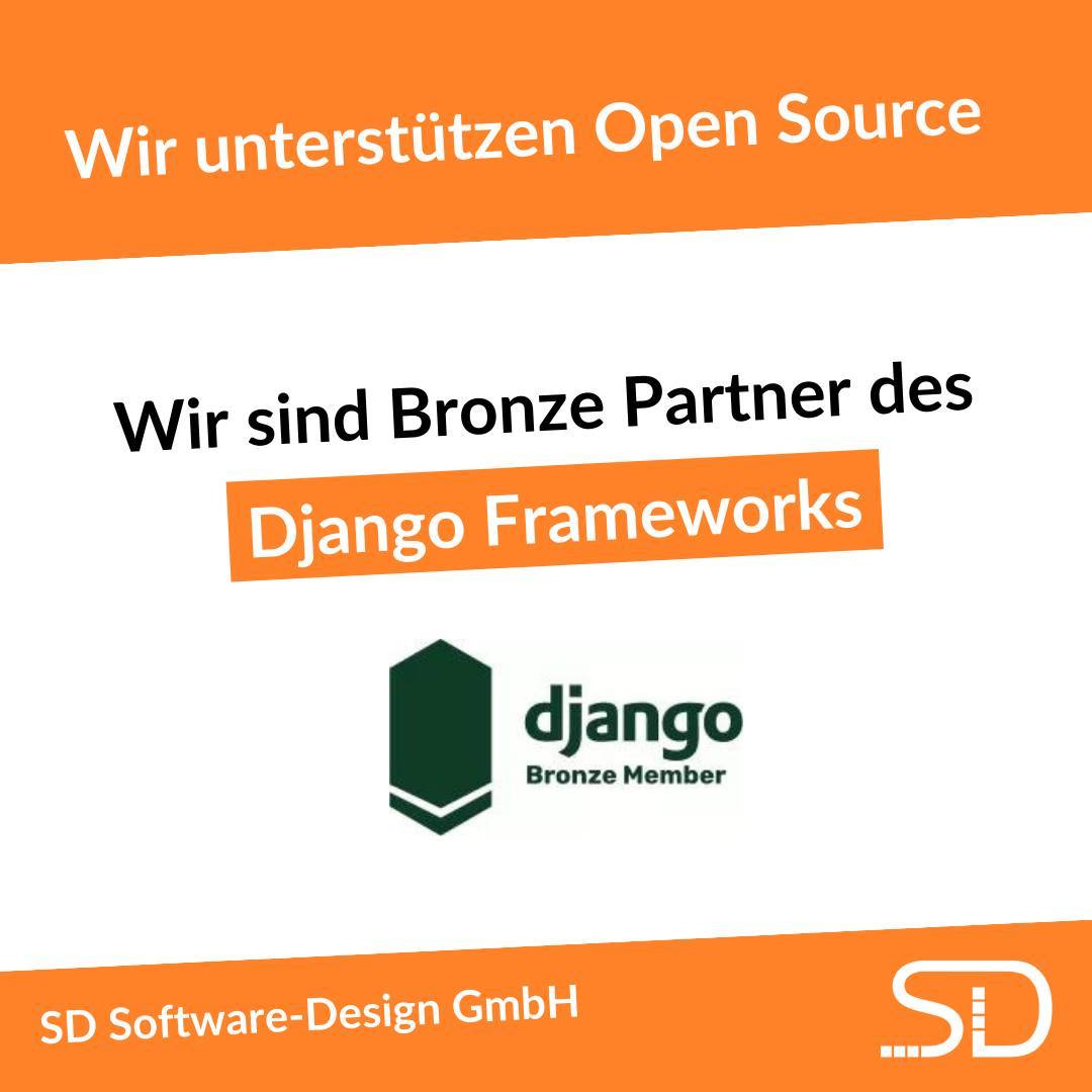 Wir unterstützen das Open Source Projekt #Django - das 