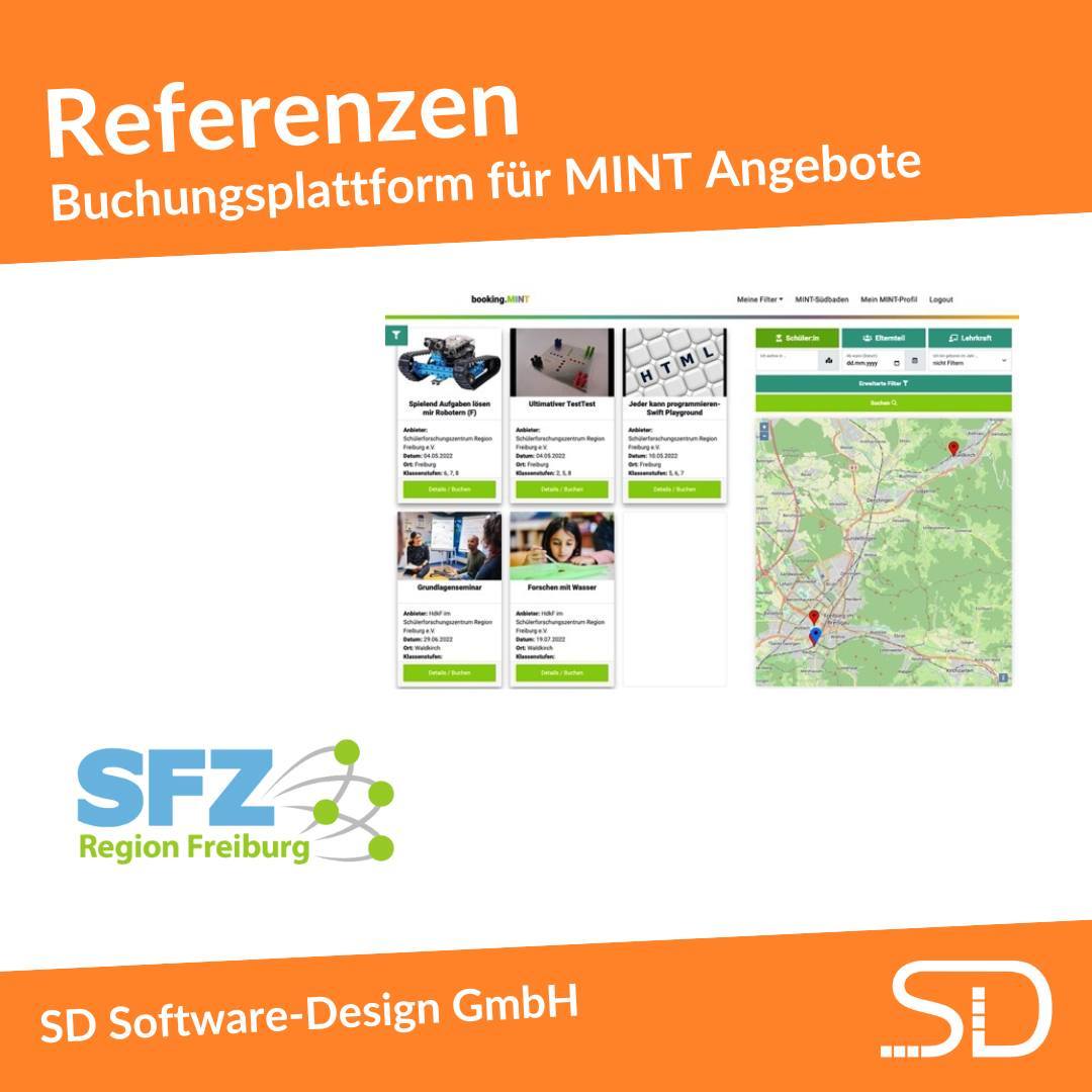 Das Schülerforschungszentrum (SFZ) Freiburg hat zusammen mit starken Partnern aus der Region (Sick, Endress+Hauser,..) gemeinsamen 3 MINT Standorte in Freiburg, Lörrach und Offenburg ins Leben gerufen.

Über die gemeinsame Plattform 